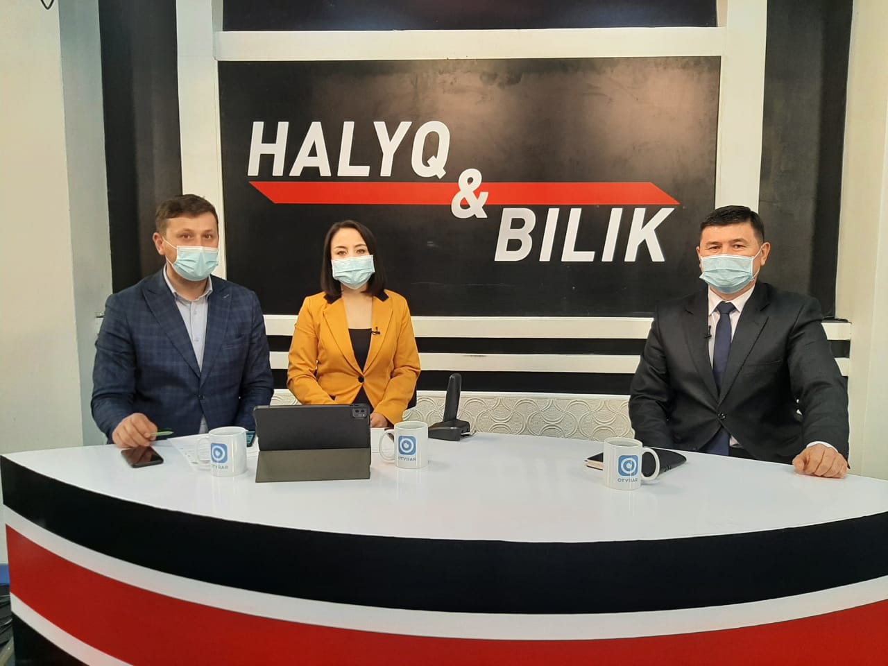 On April 12, 2021, the director of the Professional orientation centre of M. Auezov South Kazakhstan University, Murat Aitureev, participated in the live broadcast of the program "HALYQ &amp; BILIK "of the Otyrar TV channel. 
