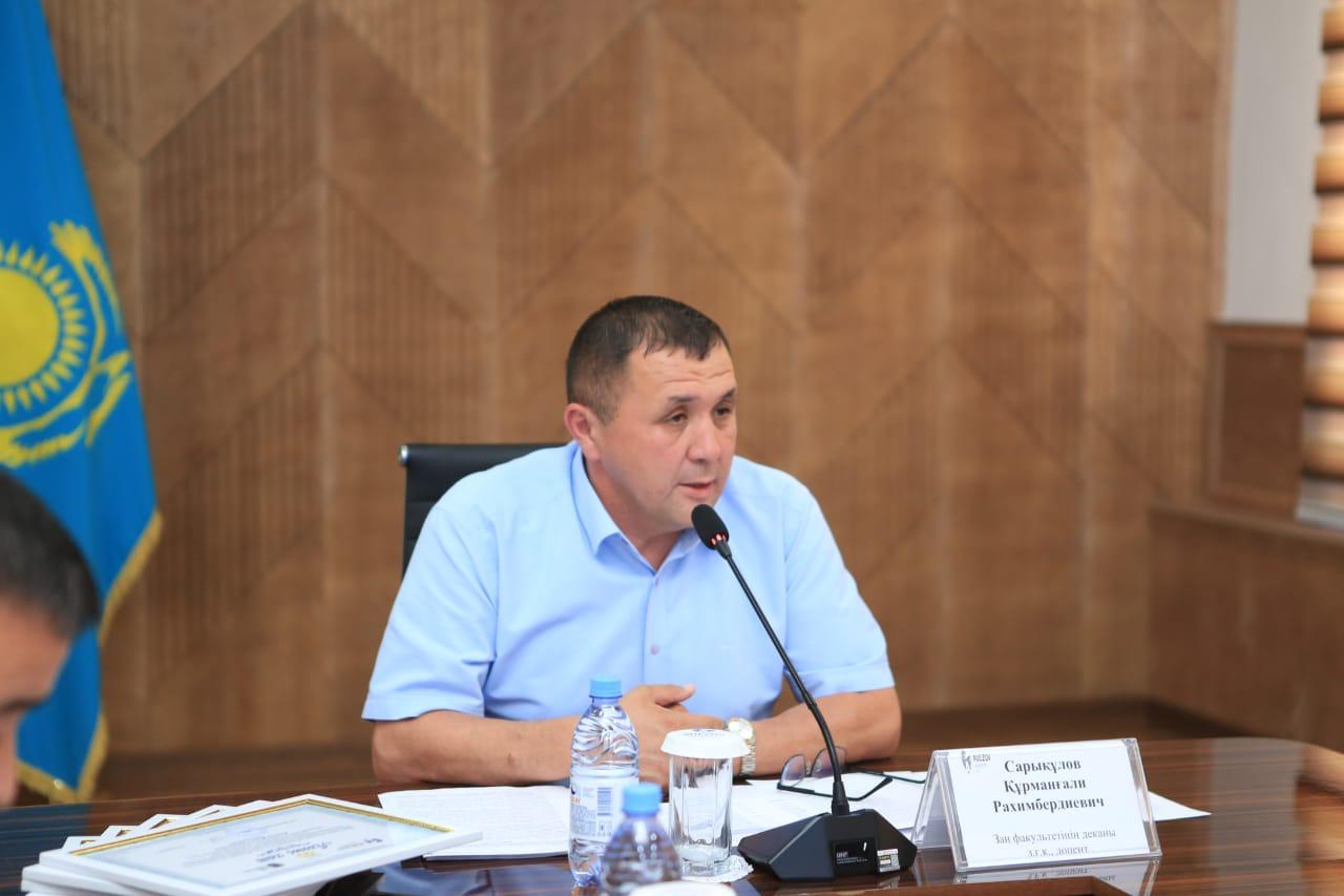 On June 25, 2021 at the Faculty of Law of the South Kazakhstan University named after M. Auezov held a round table on "The concept of introducing a three-tier model between the powers and duties of law enforcement agencies, prosecutors and courts" topic w