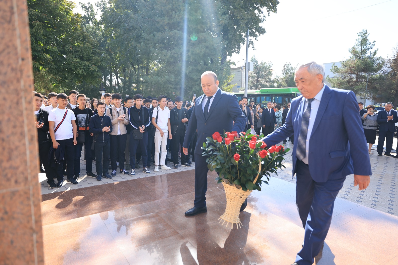 "HONORING THE SPIRIT OF THE GREAT KAZAKH WRITER MUKHTAR AUEZOV"