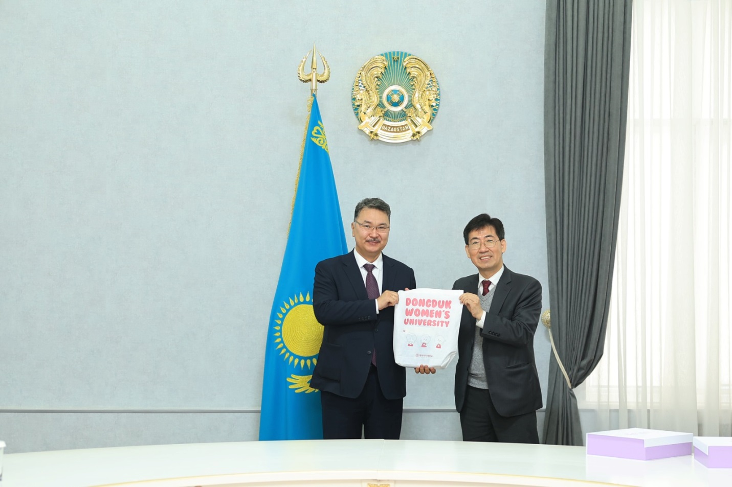 Әуезов университетінде Корея Республикасынан келген делегациямен кездесу өтті