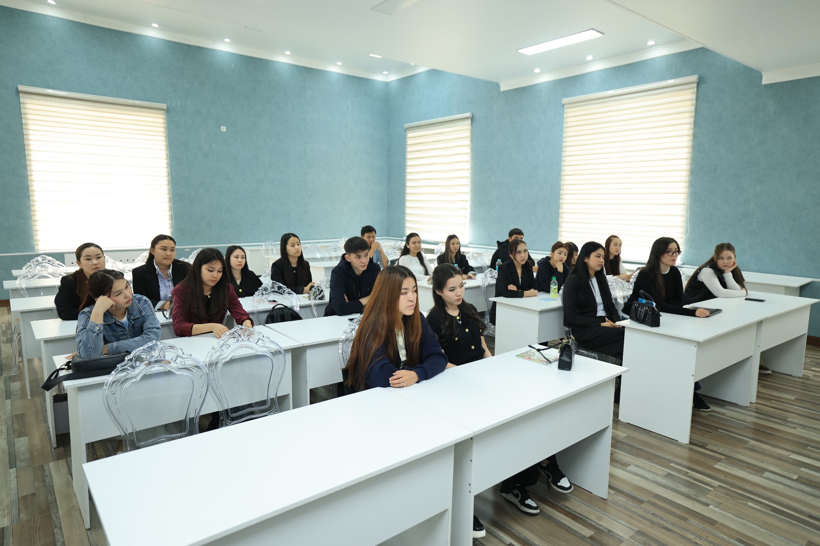 Lecture by International Expert Myong Soon Ok of the Eurasia Foundation (from Asia) at M. Auezov South Kazakhstan University