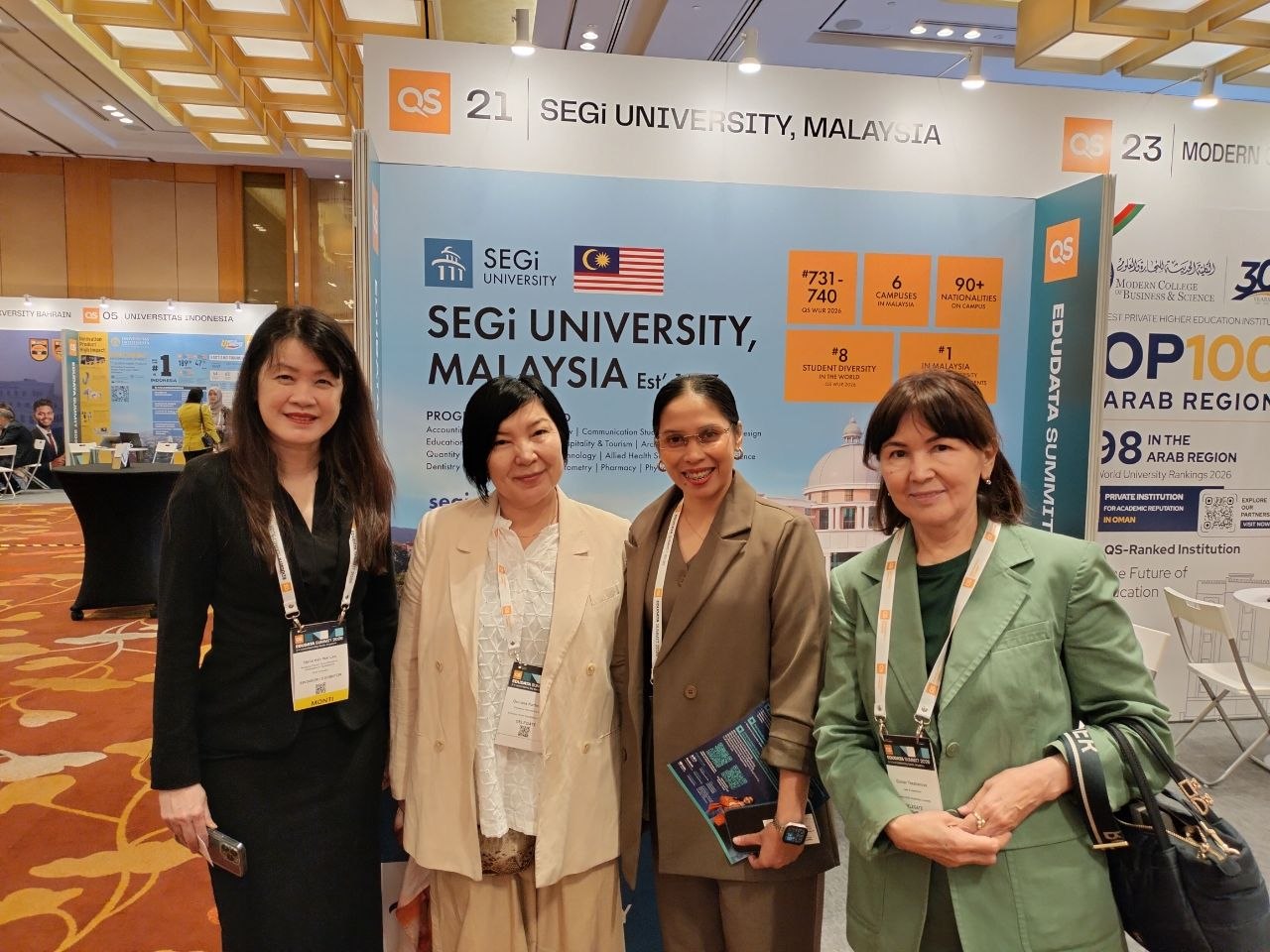 Delegation from the M. Auezov South Kazakhstan University participated in the international QS EduData Summit 2026 in Singapore