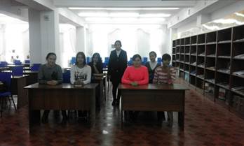The meeting with the professor Kostikov Andrey